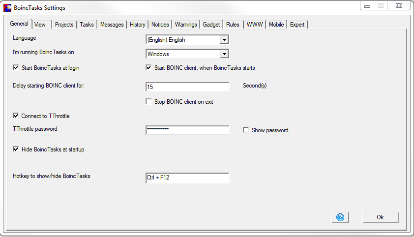 dialog setting view